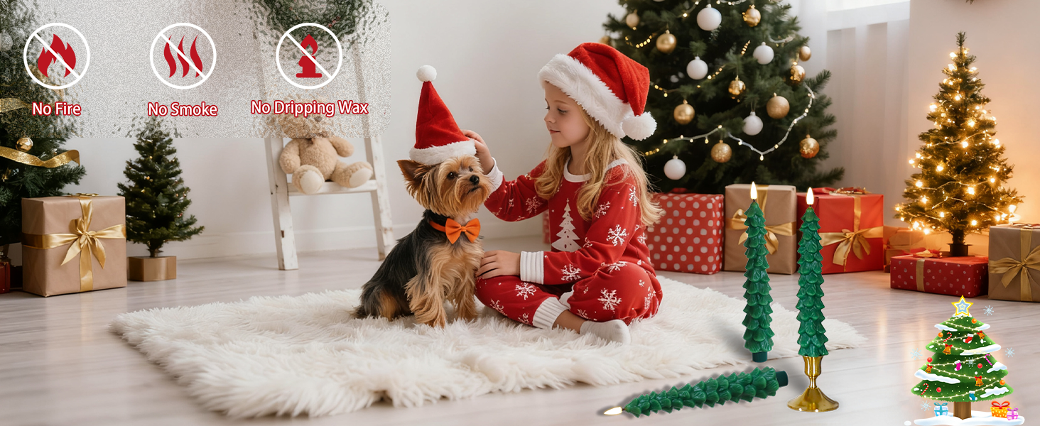 Christmas tree candles - 4