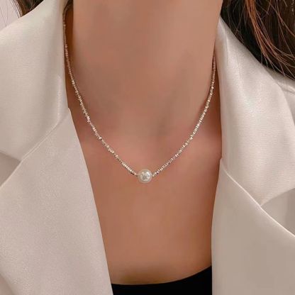 Japan Top Akoya Pearl Necklace"One Pearl"