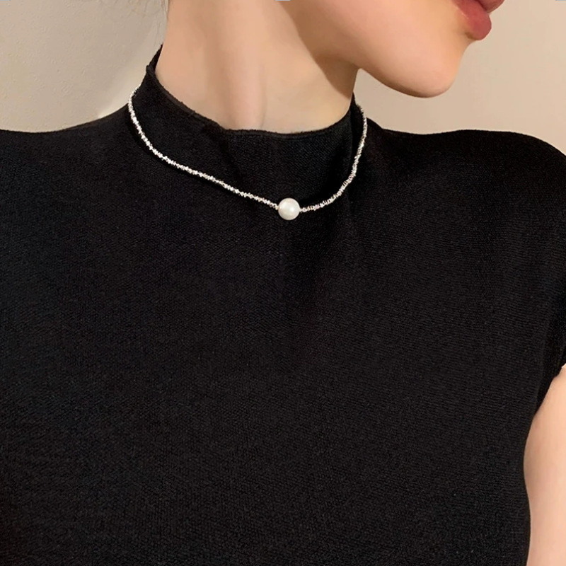 Japan Top Akoya Pearl Necklace"One Pearl"