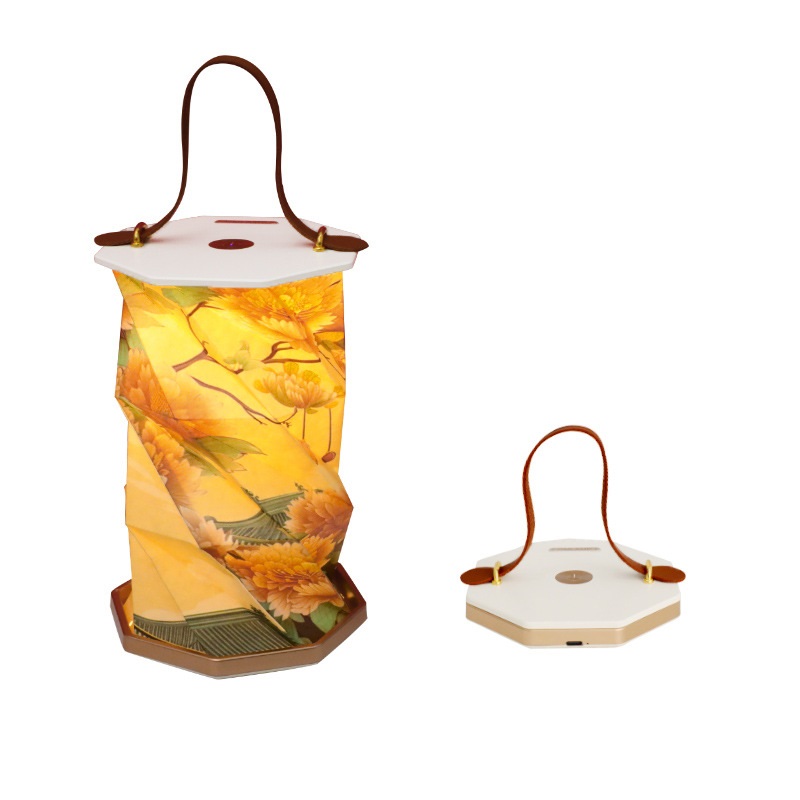 Rotating Book Lamp,Rotating Light,Novelty Folding Lamp, USB Rechargeable Table Lamp