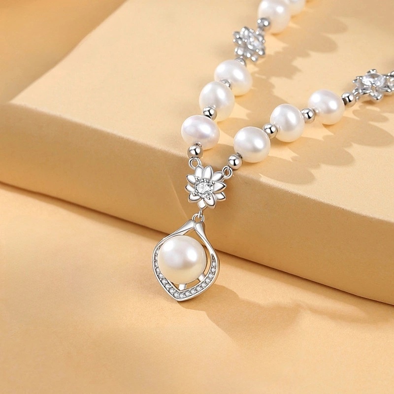 Angel Heart Pearl Necklace Set丨Japan Top Akoya Pearl (Necklaces, bracelets, earrings)