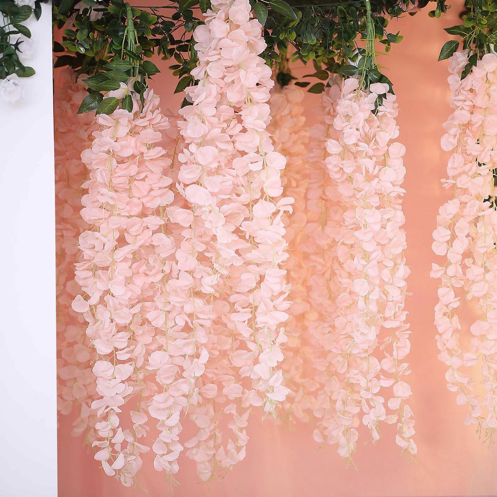 💥$1.99 ONLY TODAY🌸No Maintenance, Pruning or Watering! UV Resistant Lifelike Artificial Wisteria Flower