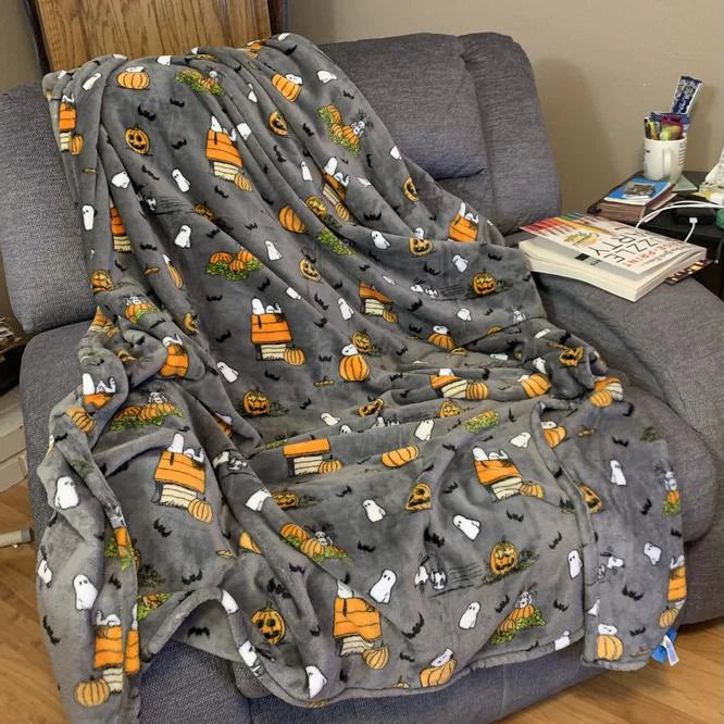 Christmas bow blanket