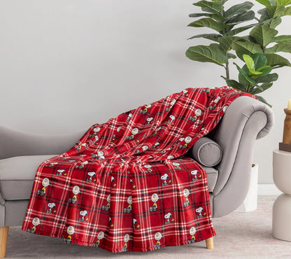 Christmas bow blanket