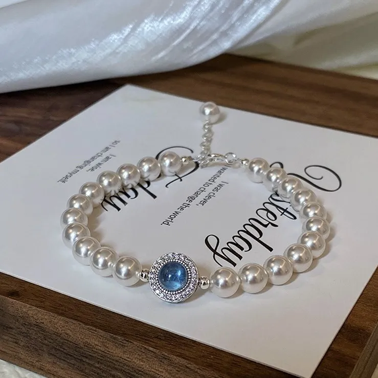 Aquamarine Pearl Set | 925 Sterling Silver