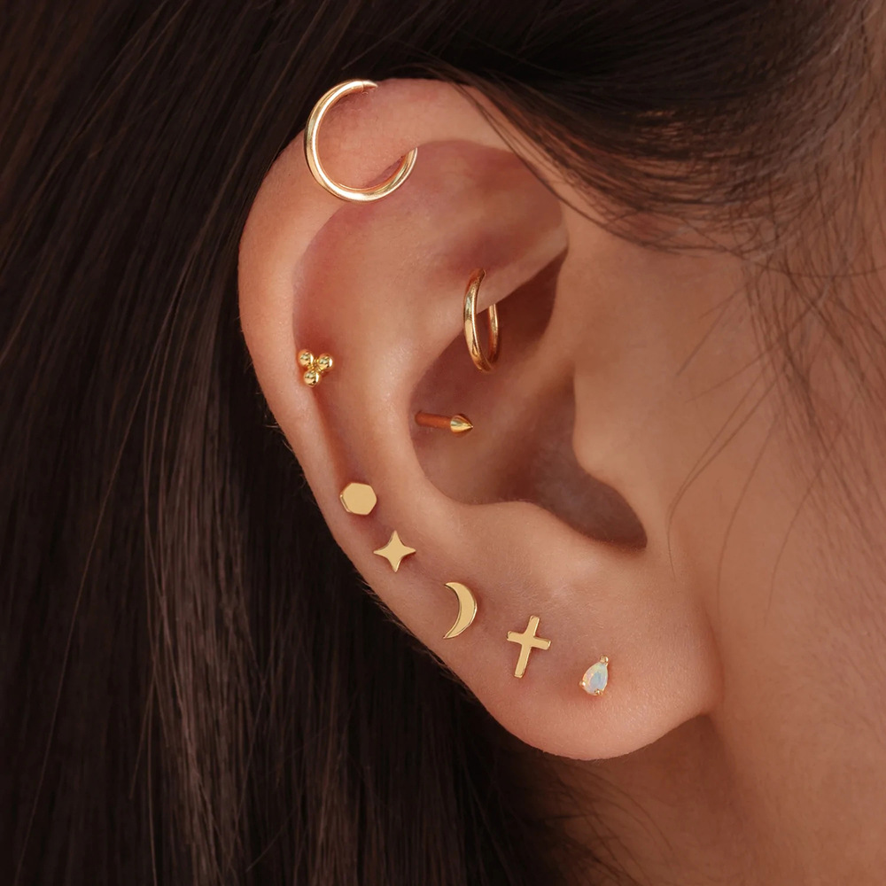Marquise Opal Flatback Earring