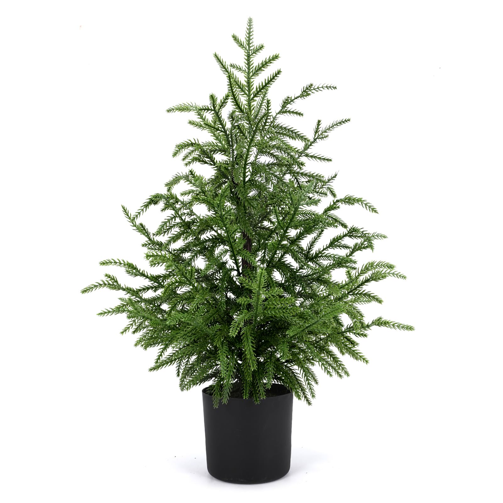 🎄Real Touch Norfolk Pine Topiary Trees for Front Porch Decor