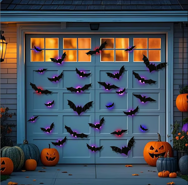 3D LED Bat Decors 