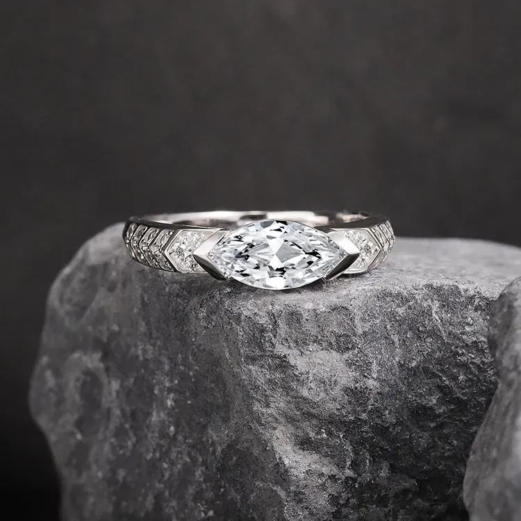 💍Handmade Eye of Horus Moissanite Ring🎉Special Offer for New Year 2025!🎉