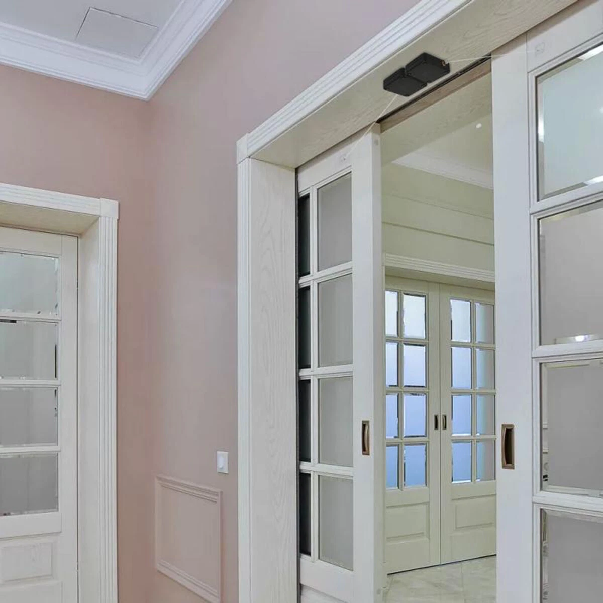 Automatic Door Closer No Drilling Required - Easy Installation for Home/Office
