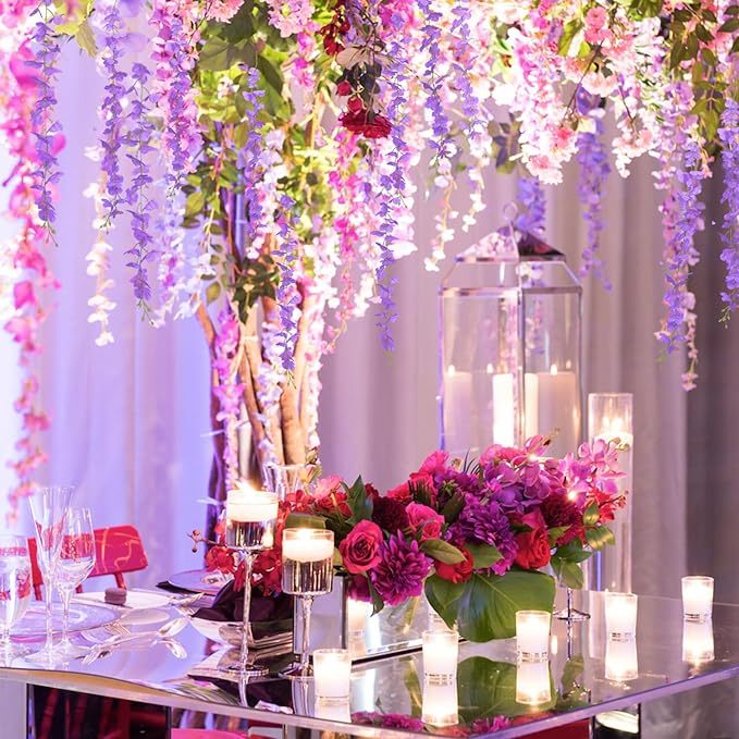 💥$1.99 ONLY TODAY🌸No Maintenance, Pruning or Watering! UV Resistant Lifelike Artificial Wisteria Flower