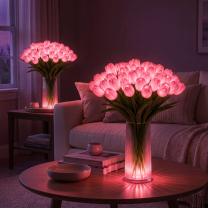 🔥Last Day 50% OFF🔥 Radiant Romantic Tulip Light🌷✨