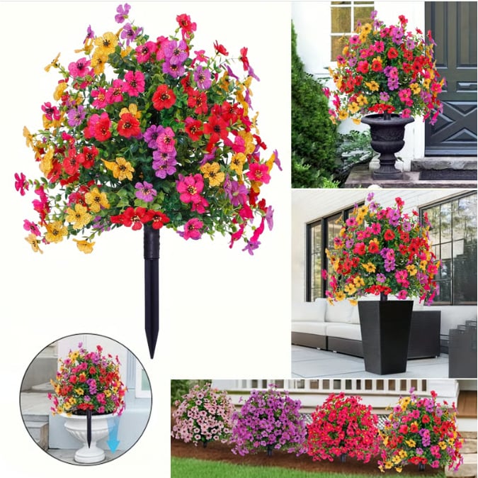 🏆Flash Sale⚡ 50K+ SOLD!-Buy 3 Get 10% OFF& Free Shipping🔥🌿Outdoor/Indoor UV Resistant & Waterproof Artificial Flower Decor 💐 ✅