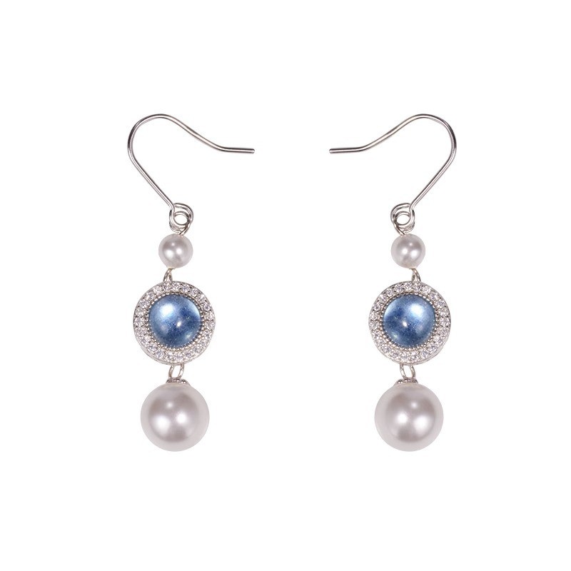 Aquamarine Pearl Set | 925 Sterling Silver