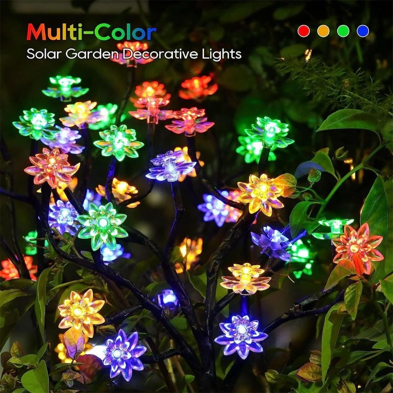 🔥Hot Sale-49% OFF🔥-Outdoor Lotus Solar Light 🌷
