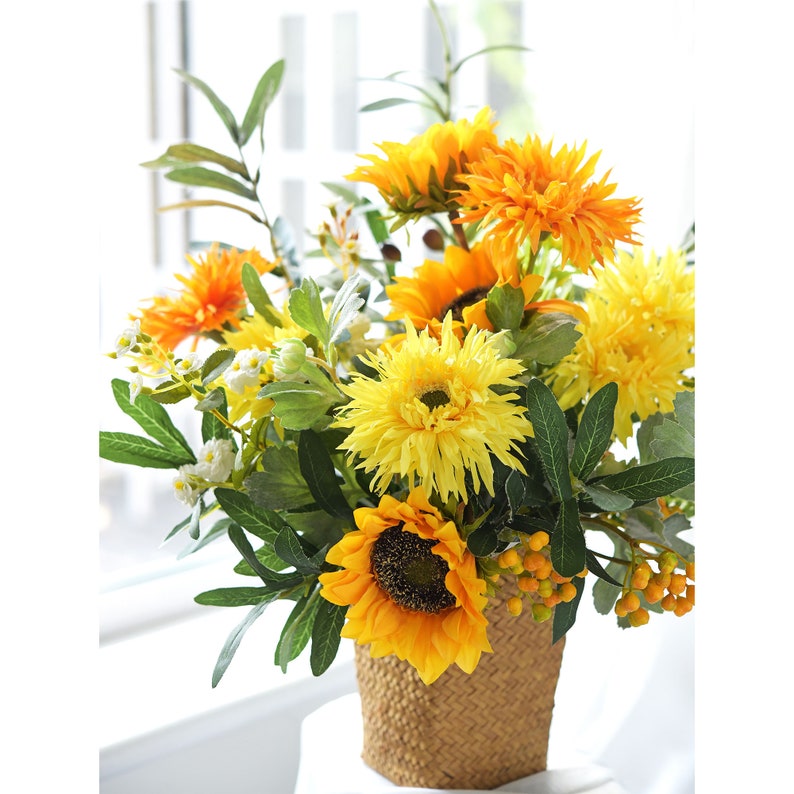🌼2025 Hot Sale🔥Realistic Artificial Spider Gerbera Daisies💐