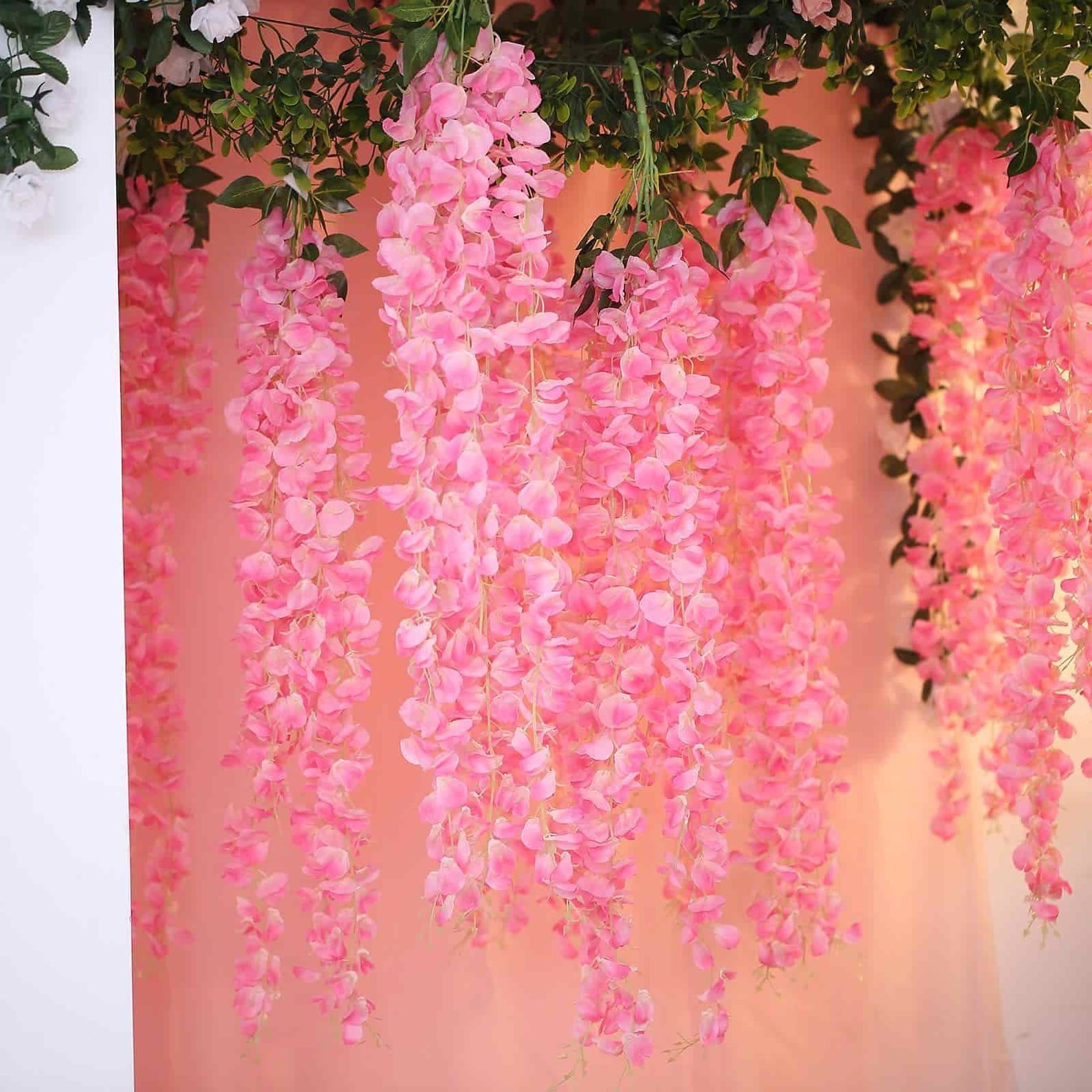 💥$1.99 ONLY TODAY🌸No Maintenance, Pruning or Watering! UV Resistant Lifelike Artificial Wisteria Flower