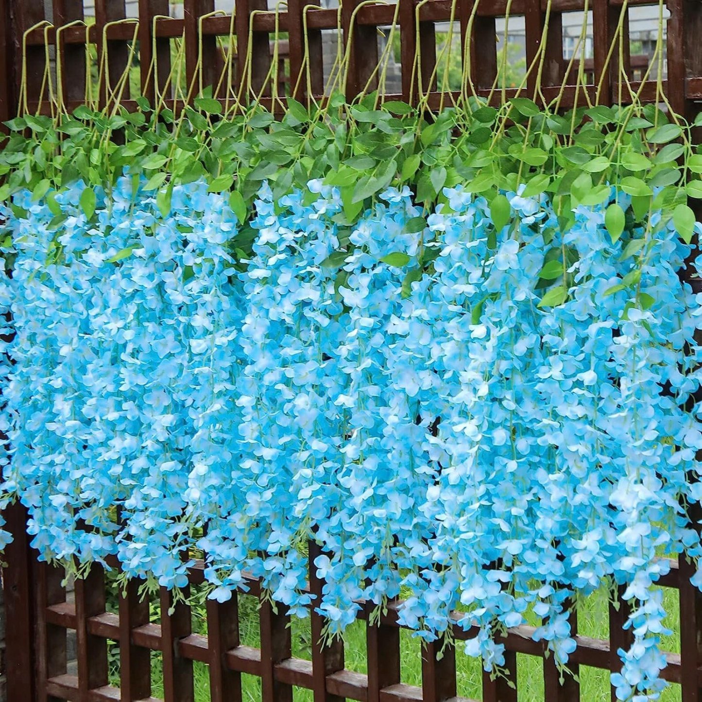 💥$1.99 ONLY TODAY🌸No Maintenance, Pruning or Watering! UV Resistant Lifelike Artificial Wisteria Flower