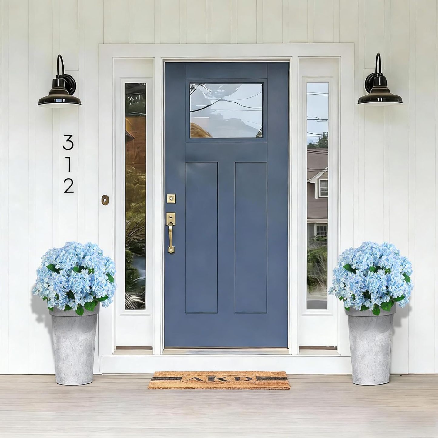 💥Last Day 70% OFF💐Artificial Outdoor Hydrangea Flowers - UV resistant, Waterproof, Windproof