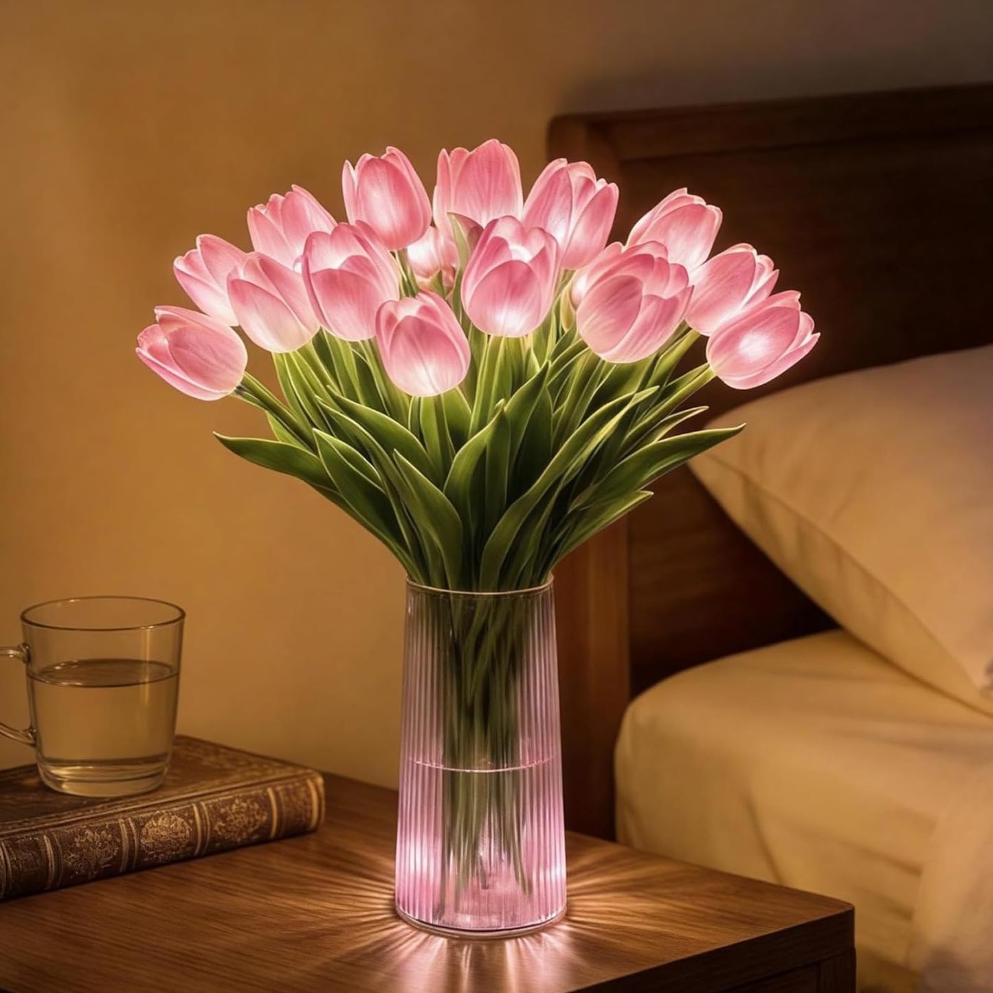 Warm Pink tulip light