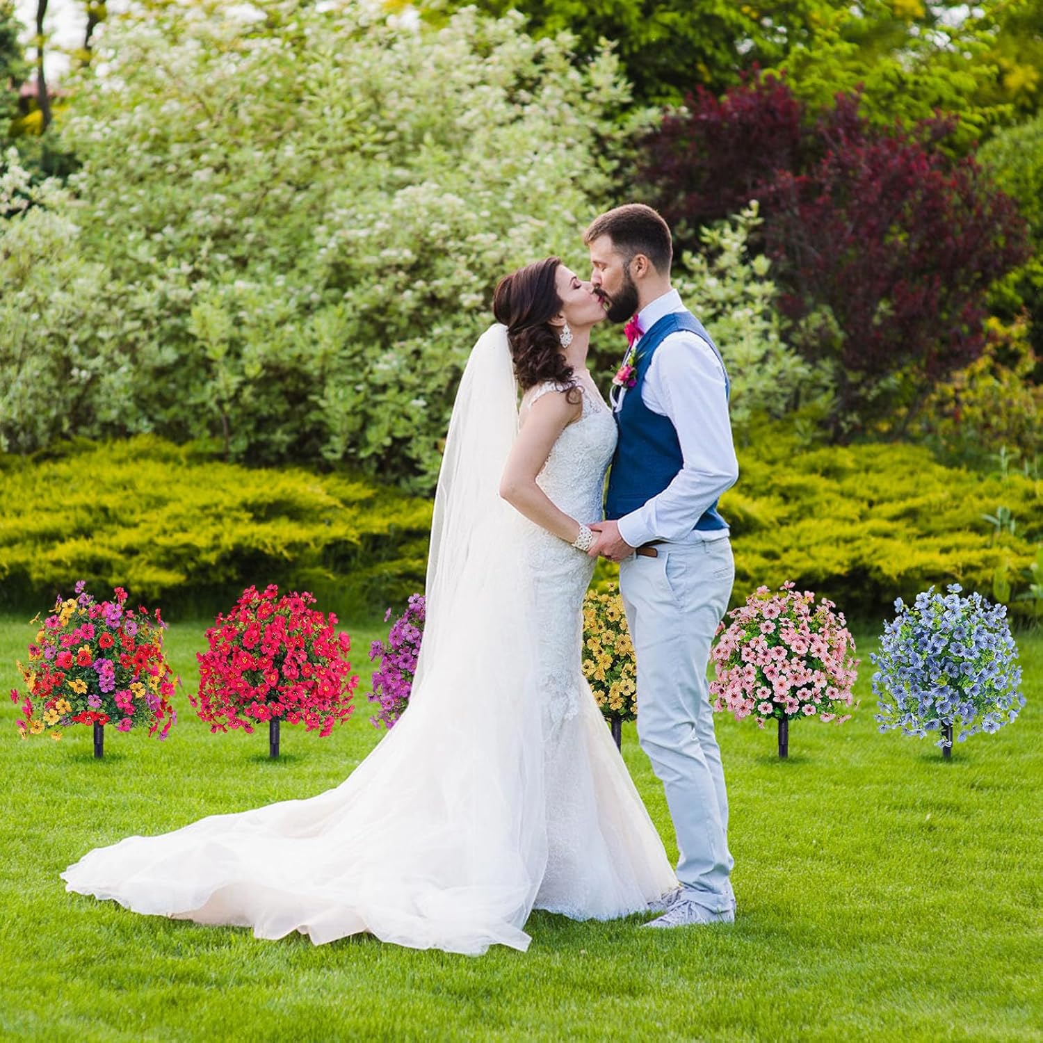 🏆Flash Sale⚡ 50K+ SOLD!-Buy 3 Get 10% OFF& Free Shipping🔥🌿Outdoor/Indoor UV Resistant & Waterproof Artificial Flower Decor 💐 ✅