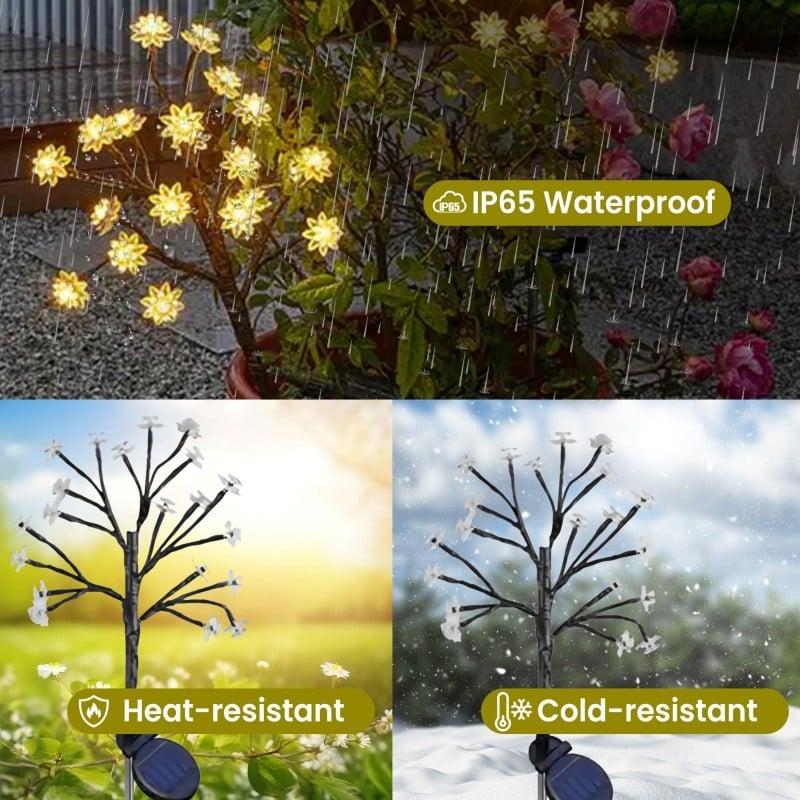 🔥Hot Sale-49% OFF🔥-Outdoor Lotus Solar Light 🌷