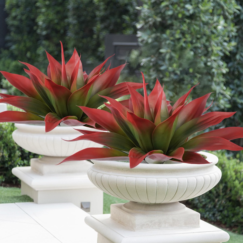 Artificial Agave Plants for Decor - UV resistant, Waterproof, Windproof