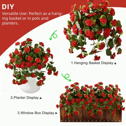 🔥Mother's Day Sale🔥Artificial Geranium Flowers
