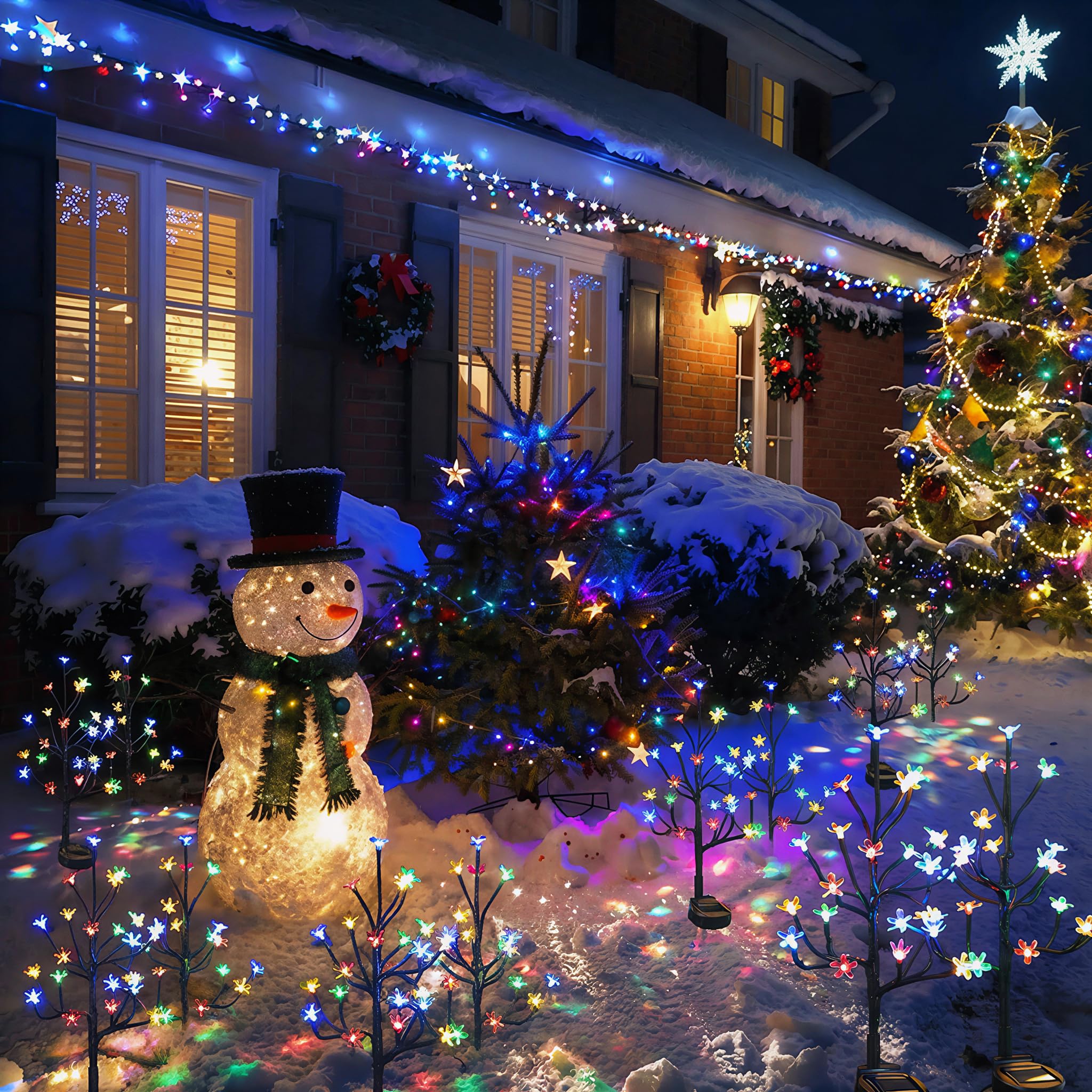 🔥Last Day 60% OFF🔥Outdoor Waterproof Cherry Blossom Solar Garden Lights