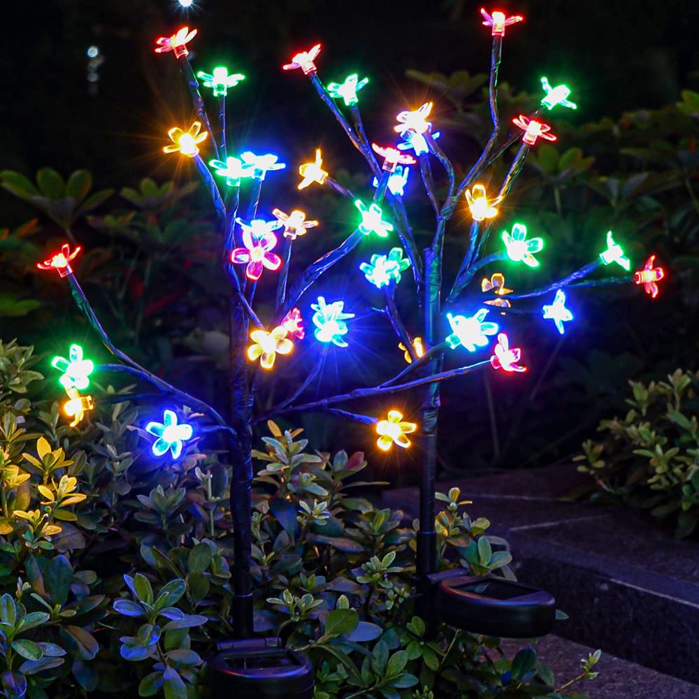 🔥Last Day 60% OFF🔥Outdoor Waterproof Cherry Blossom Solar Garden Lights