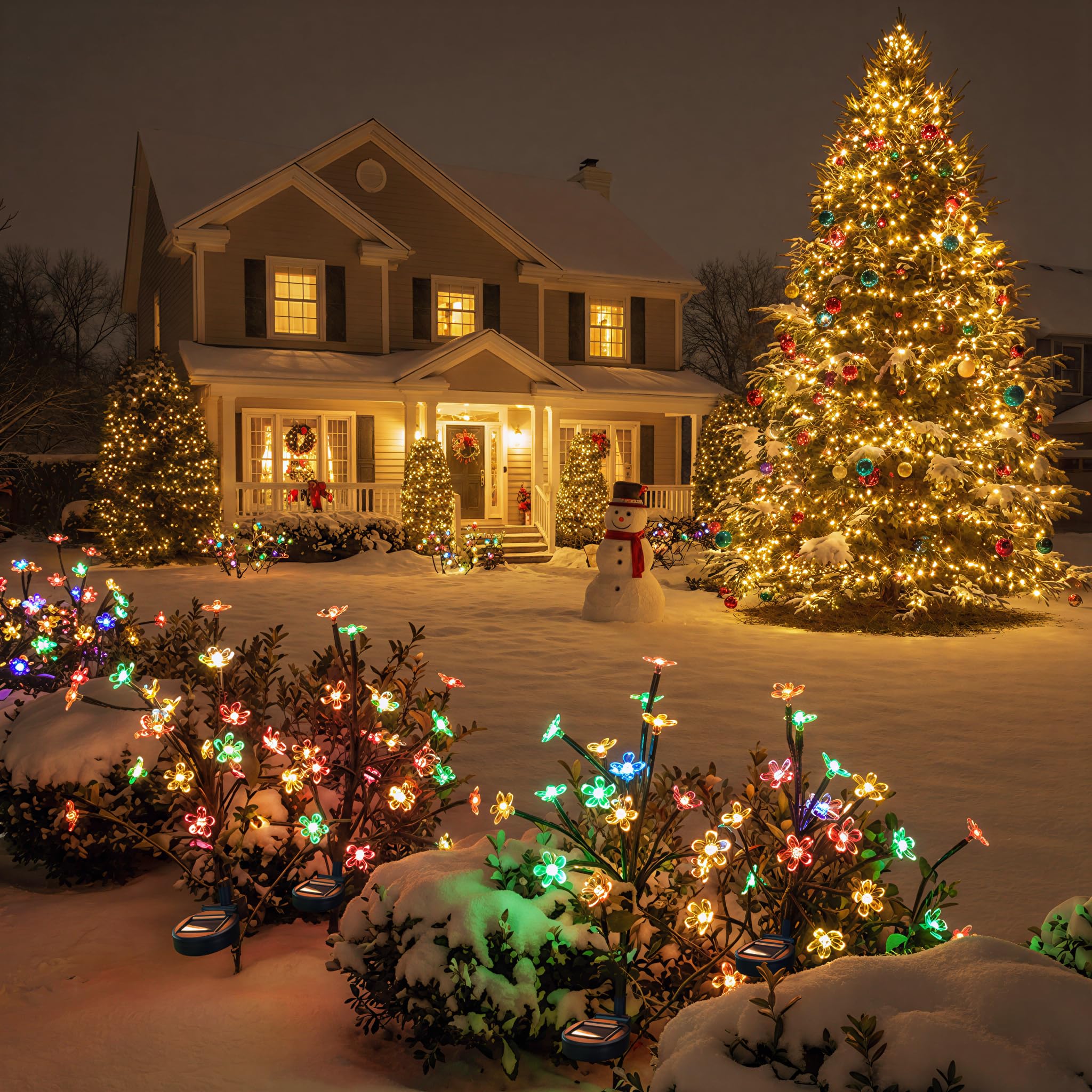 🔥Last Day 60% OFF🔥Outdoor Waterproof Cherry Blossom Solar Garden Lights