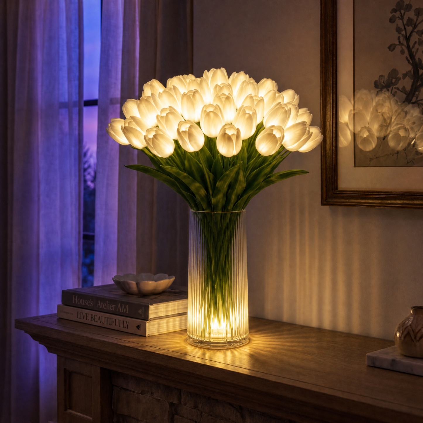 🔥Last Day 50% OFF🔥 Radiant Romantic Tulip Light🌷✨