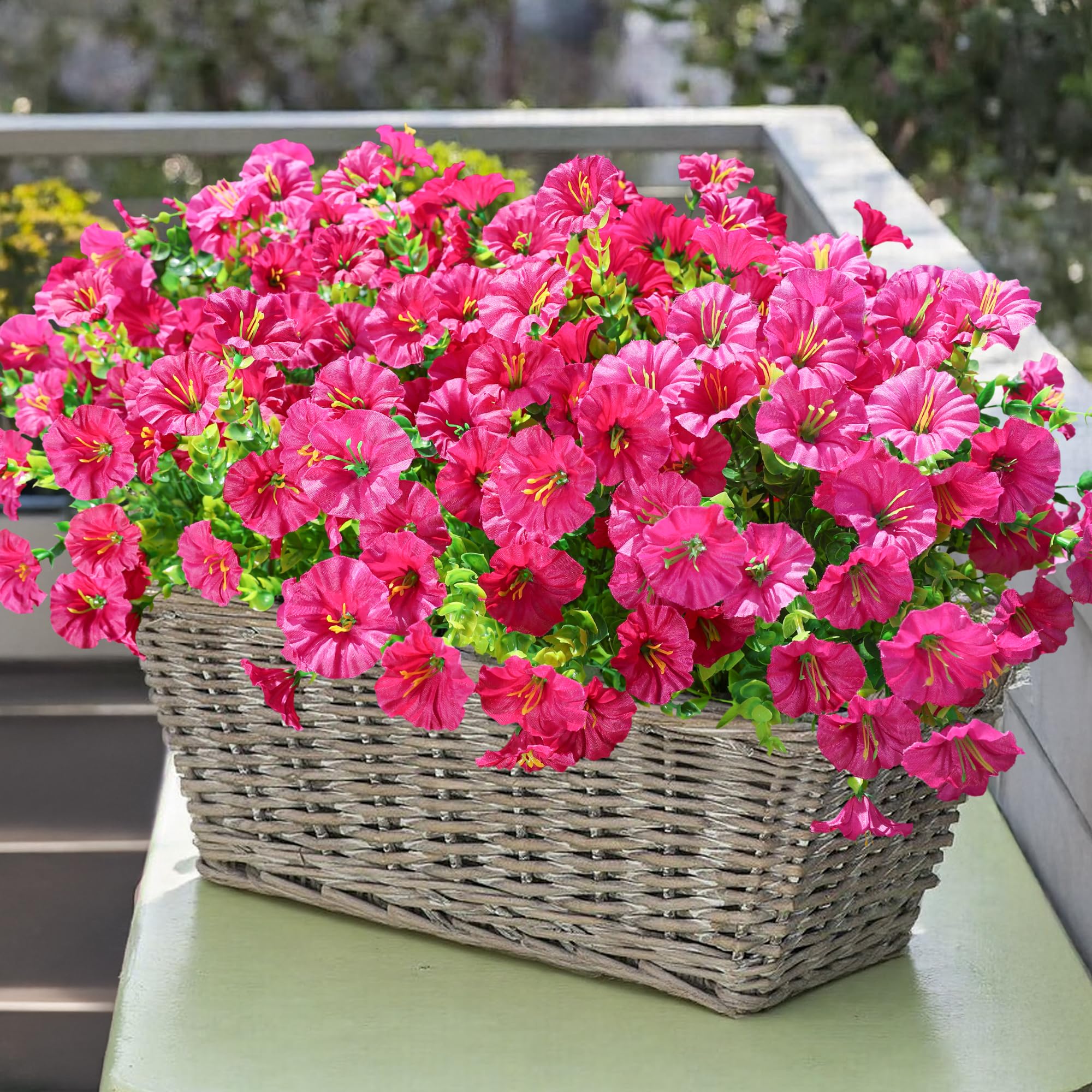 🔥Last Day Each Only $2.99🔥UV Resistant Look Real Petunias Flowers