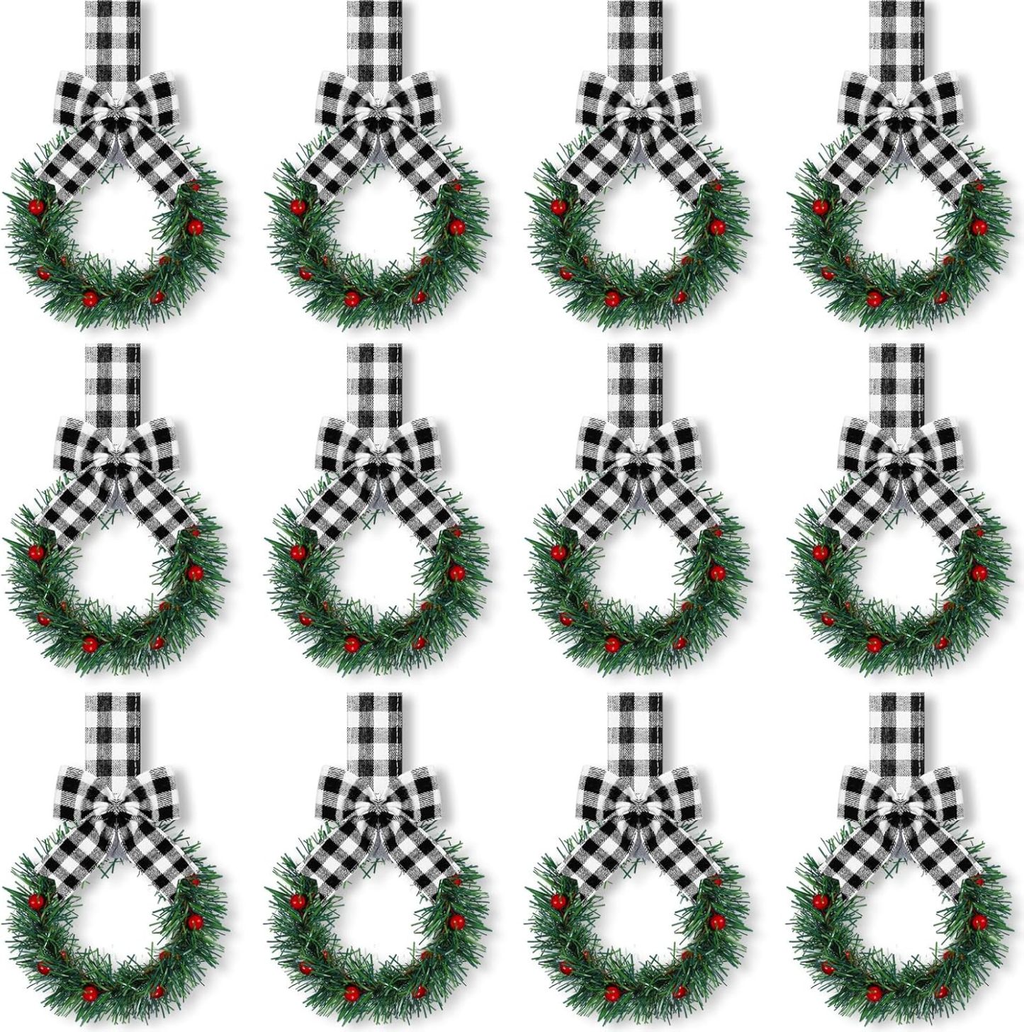 🎅Christmas Hot Sale - 50% OFF🔥 Retrowavy Christmas Kitchen Cabinet Wreaths