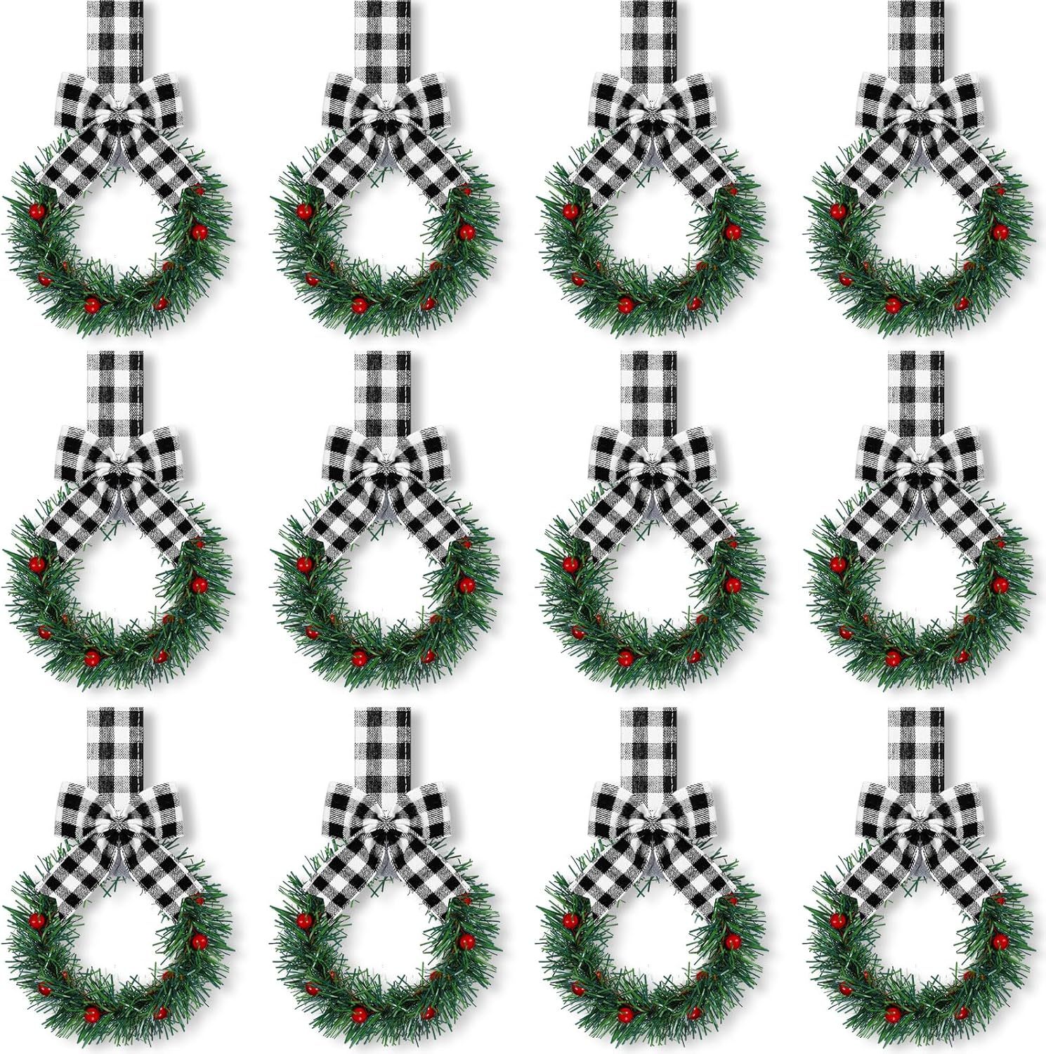 🎅Christmas Hot Sale - 50% OFF🔥 Retrowavy Christmas Kitchen Cabinet Wreaths