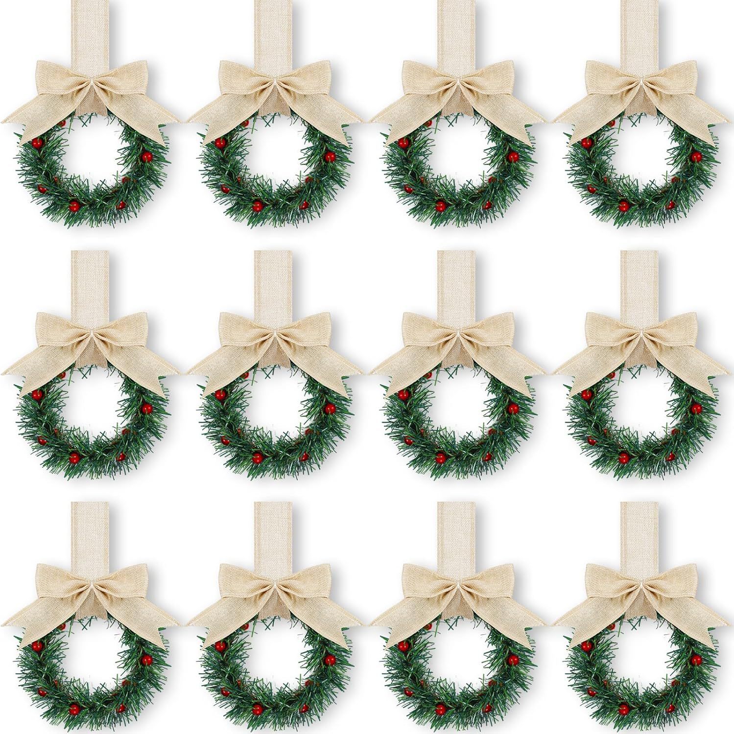 🎅Christmas Hot Sale - 50% OFF🔥 Retrowavy Christmas Kitchen Cabinet Wreaths