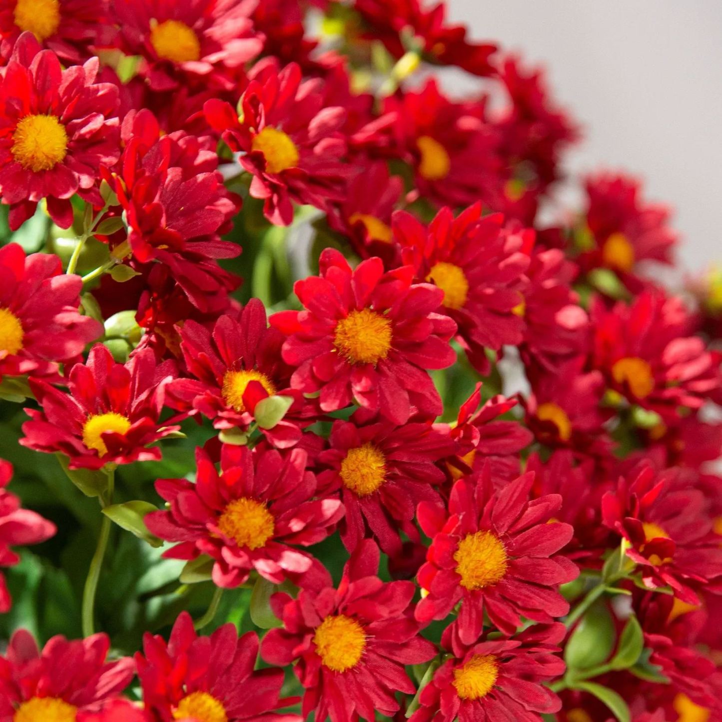 🌼💥Last Day Only $2.99 Each - Artificial Outdoor Mums Flowers - UV resistant, Waterproof, Windproof