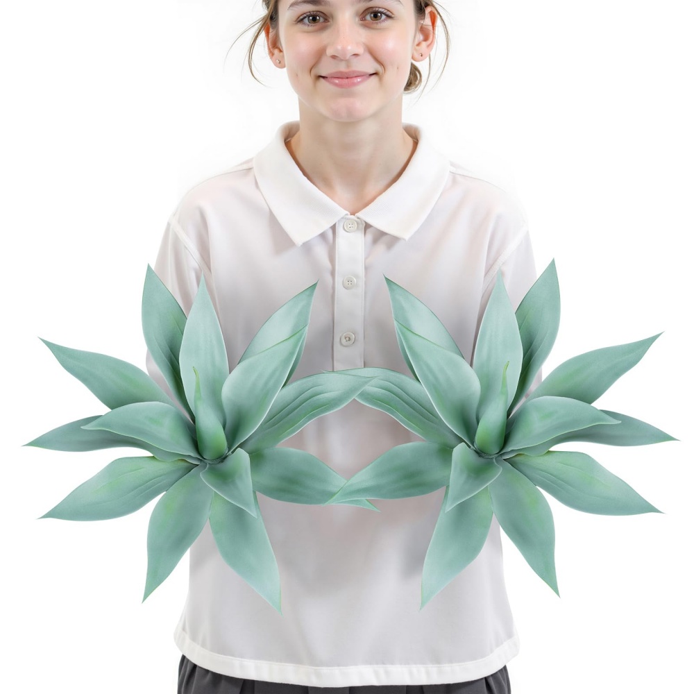 Artificial Agave Plants for Decor - UV resistant, Waterproof, Windproof