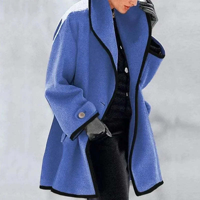 Women's Casual Button Oversized Hooded Coat