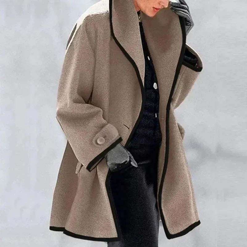Women's Casual Button Oversized Hooded Coat