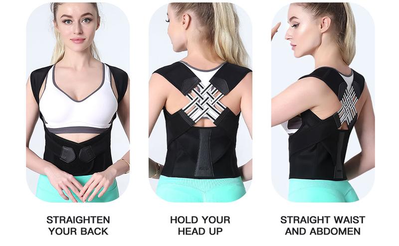 Product Introduction of Waist trainer correct bad posture help and hunchback unisex posture enhancer back support posture correction shoulder belt correction vest for home office 1
