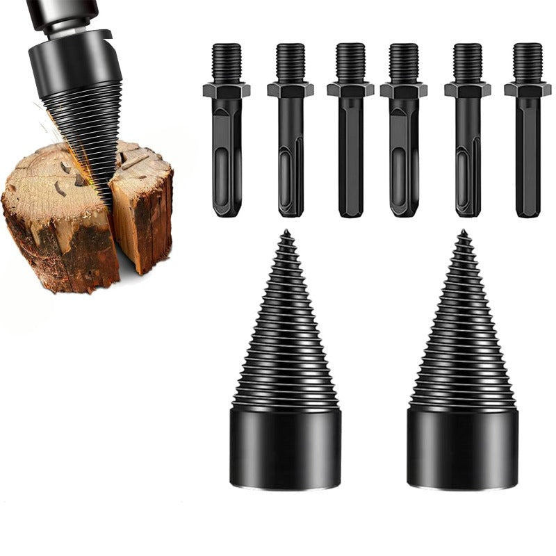 32mm Wood Splitting Drill Bit – Fast, Efficient Firewood Cutter