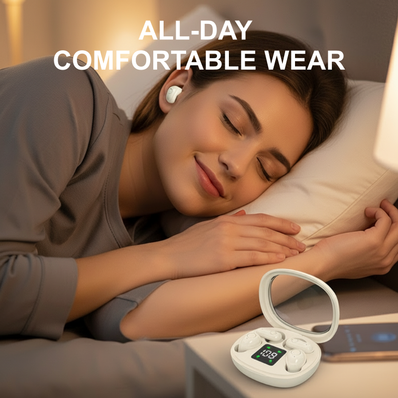 📢📢50% OFF !! ⏰💞50K+ SOLD!INNOVATIVE FOUR-EARBUD DESIGN:🎧 Dual-Pair Wireless Bluetooth Headset with LED Charging Case — TWS Stereo Earbuds | Lightweight | Sweat-Proof
