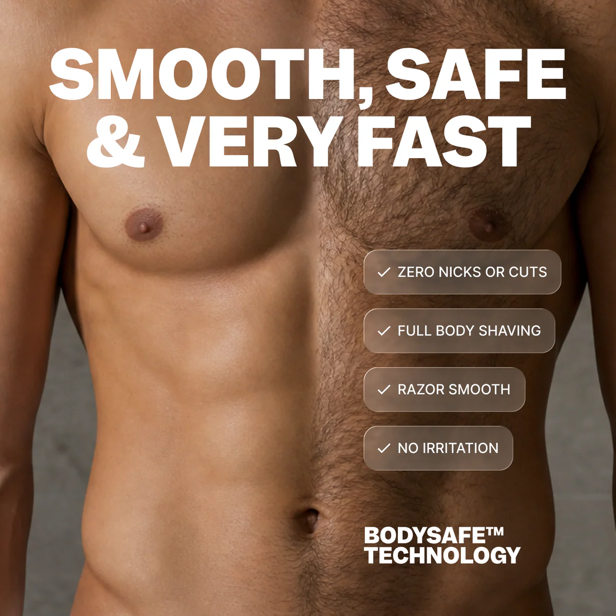 60%OFF/Razor Burn. Ingrown Hairs. Bumps Below the Belt. All Gone in 90 Secs