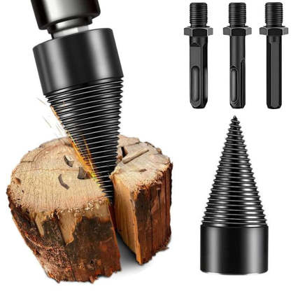 32mm Wood Splitting Drill Bit – Fast, Efficient Firewood Cutter