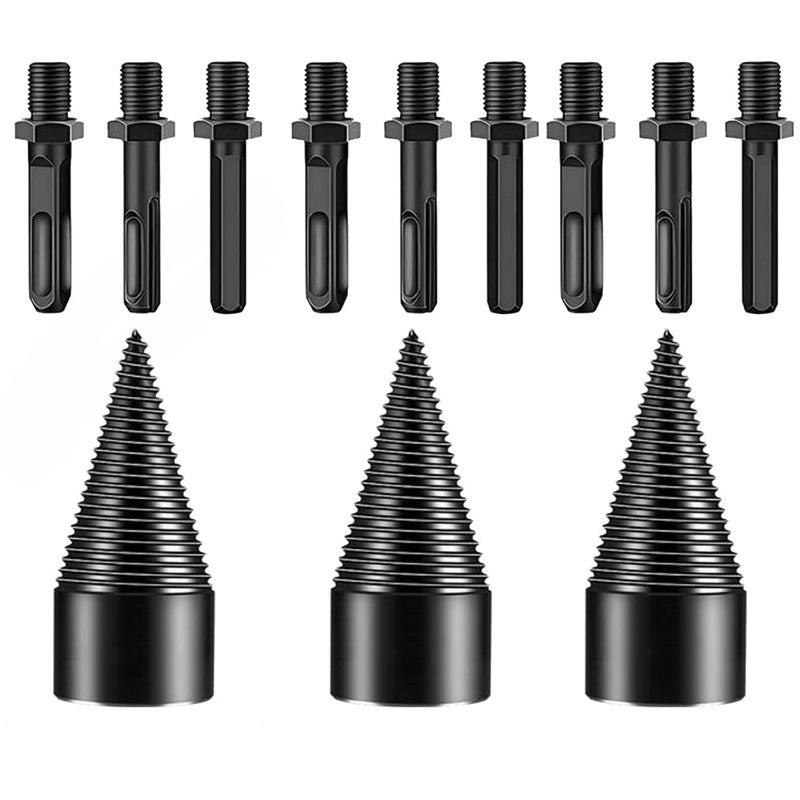 32mm Wood Splitting Drill Bit – Fast, Efficient Firewood Cutter