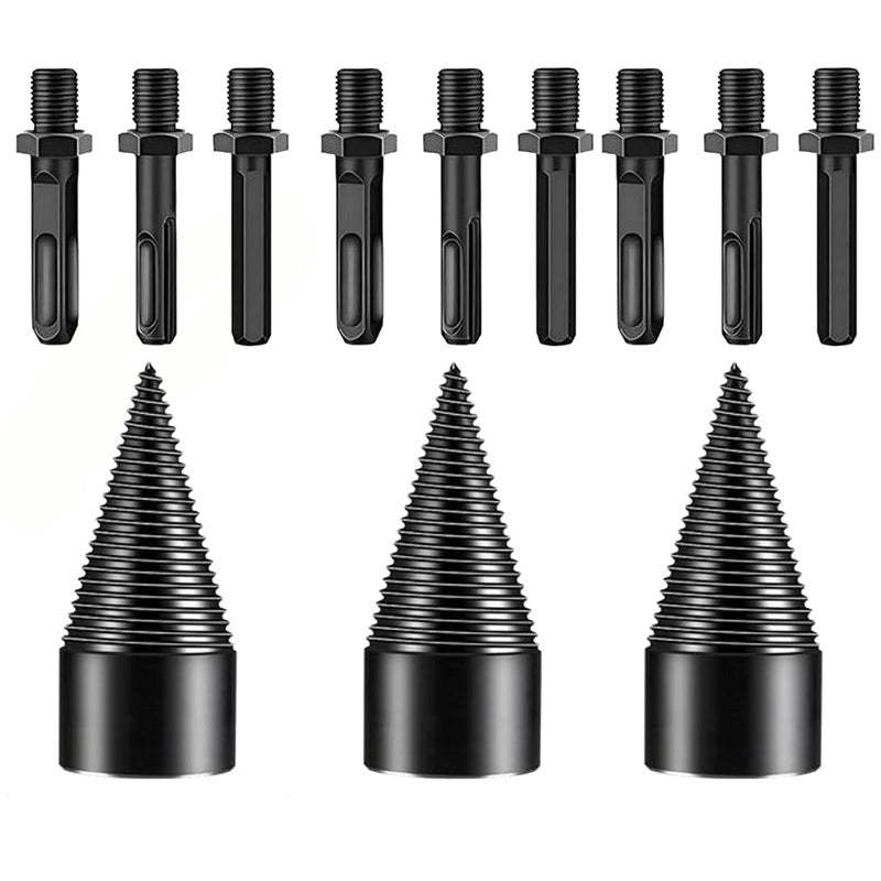 32mm Wood Splitting Drill Bit – Fast, Efficient Firewood Cutter