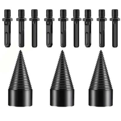 32mm Wood Splitting Drill Bit – Fast, Efficient Firewood Cutter
