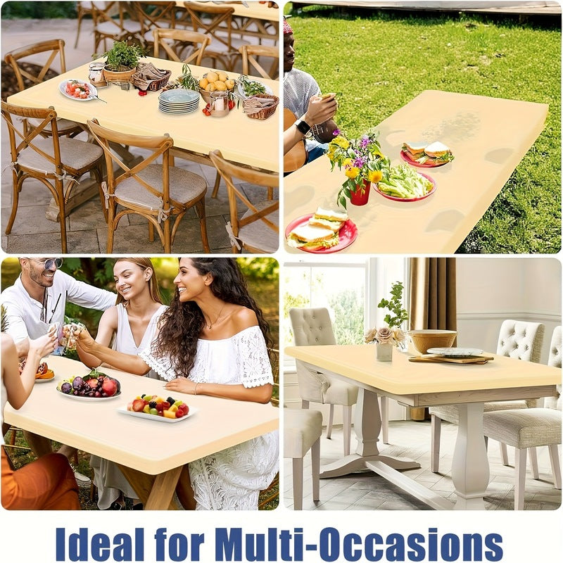 🔥50%OFF🔥🪑 Fitted Spandex Table Cover for Rectangular & Square Tables