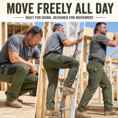 🔥50%OFF🔥🔥 20,000+ Sold | Men's FR Tactical Work Pants – Flame-Resistant, Tougher Than Jeans 💪